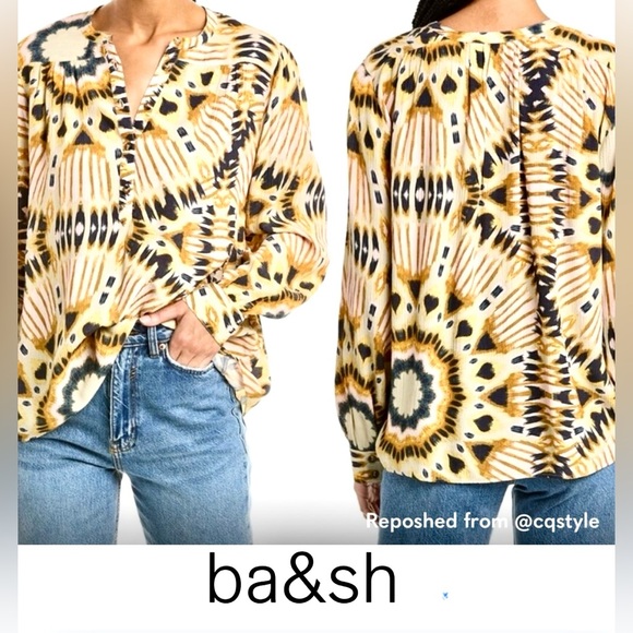 ba&sh Multicolor Patterned Blouse - Picture 12 of 15